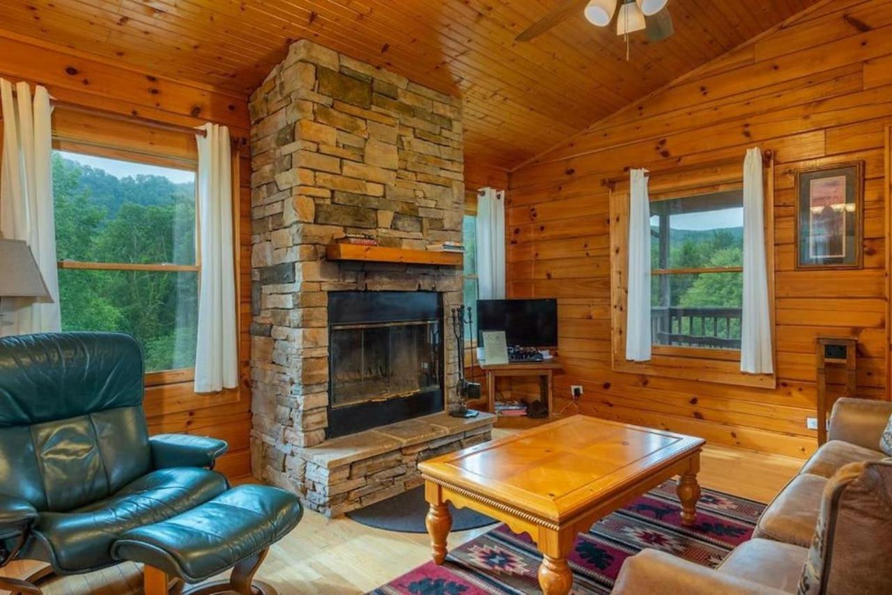 Log Cabin Stunning Mountain Views On 12 Acres Candler Esterno foto