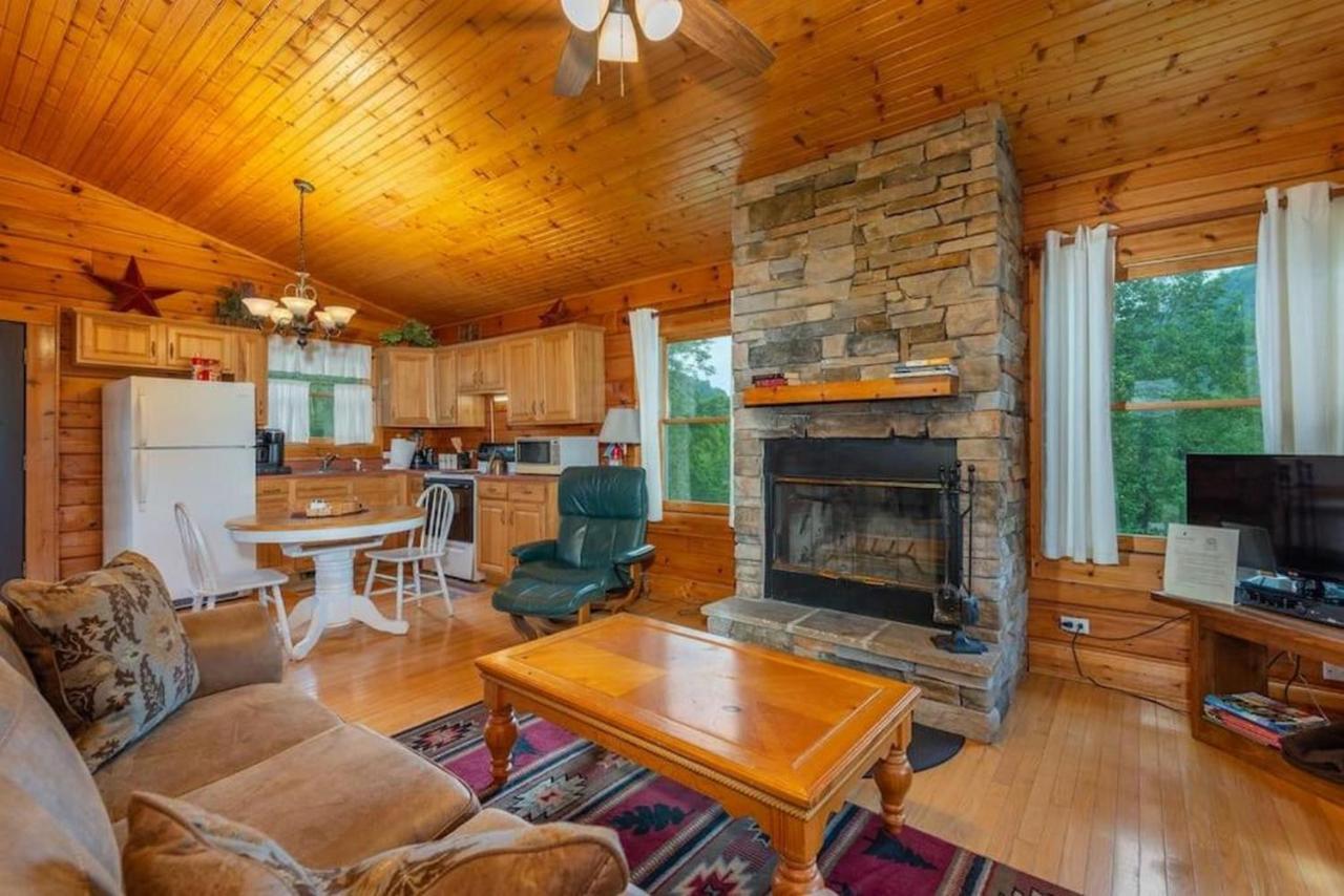 Log Cabin Stunning Mountain Views On 12 Acres Candler Esterno foto