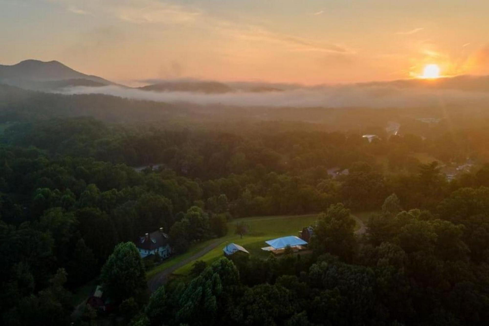 Log Cabin Stunning Mountain Views On 12 Acres Candler Esterno foto
